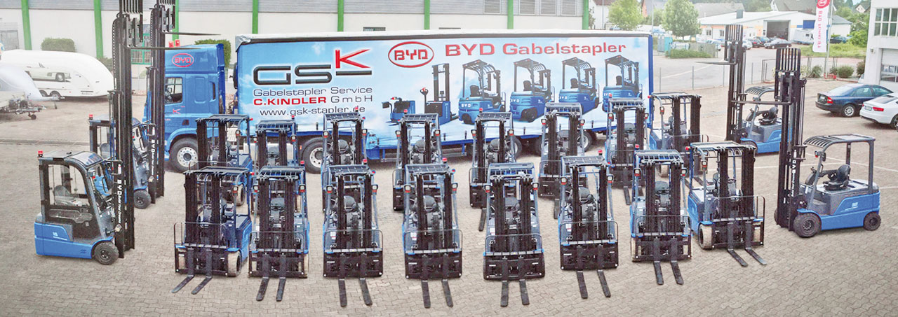 GSK-News: GSK liefert 20 BYD LiFePo-Elektrostapler von BYD Forklift an Verpackungsindustrie